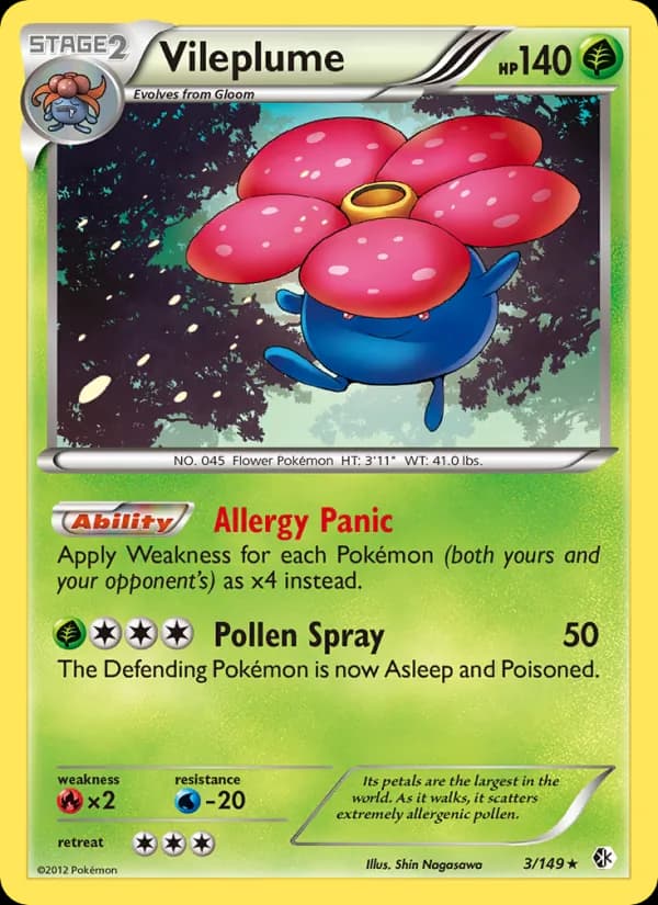 Vileplume 3/149, Boundaries Crossed