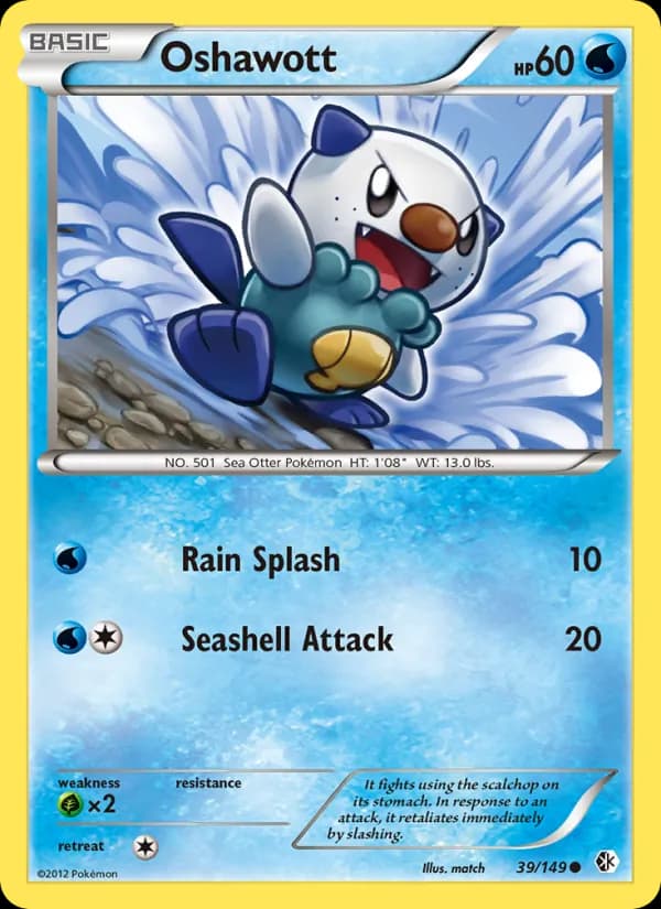 Oshawott 39/149, Boundaries Crossed