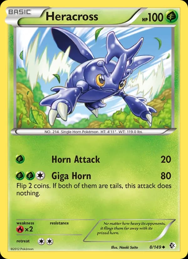 Heracross 8/149, Boundaries Crossed