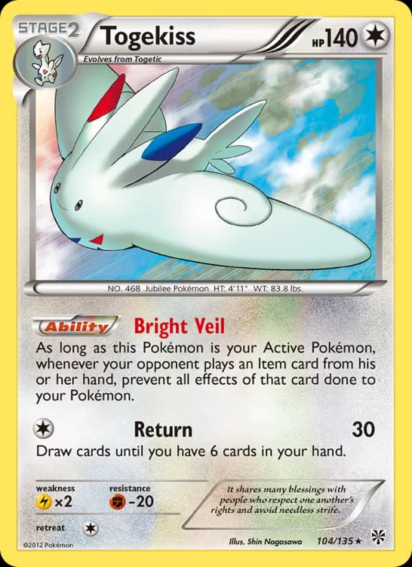 Togekiss 104/135, Plasma Storm