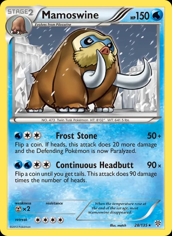 Mamoswine 28/135, Plasma Storm