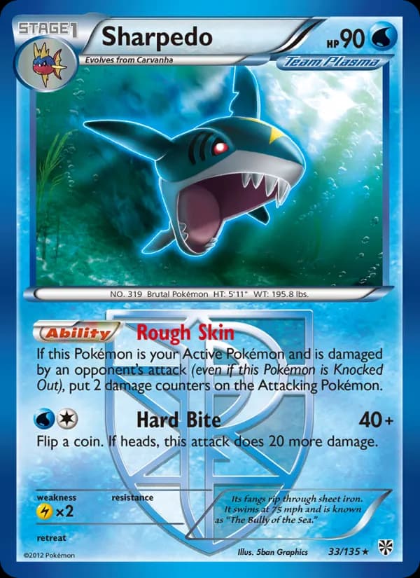 Sharpedo 33/135, Plasma Storm