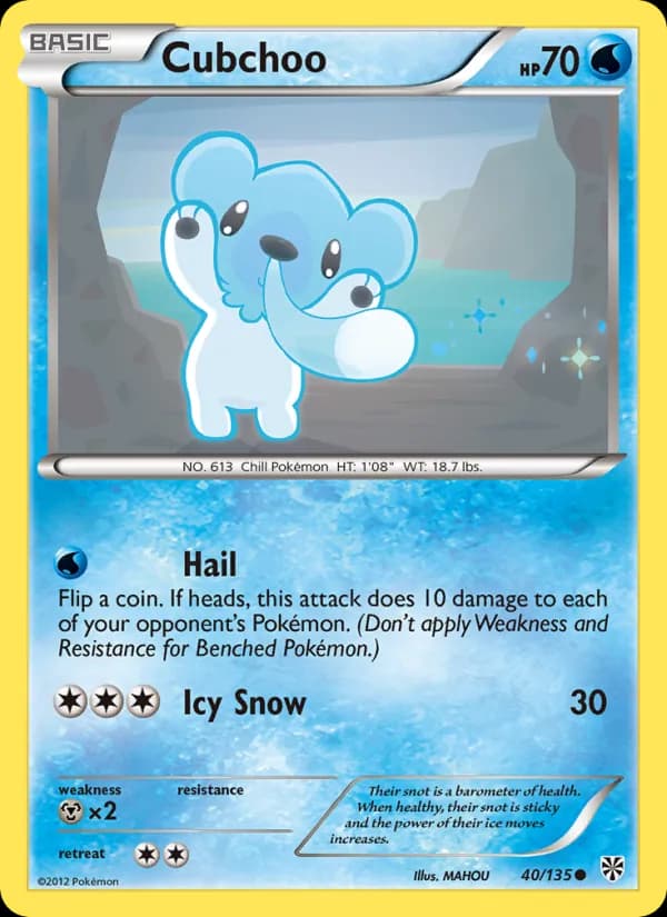 Cubchoo 40/135, Plasma Storm
