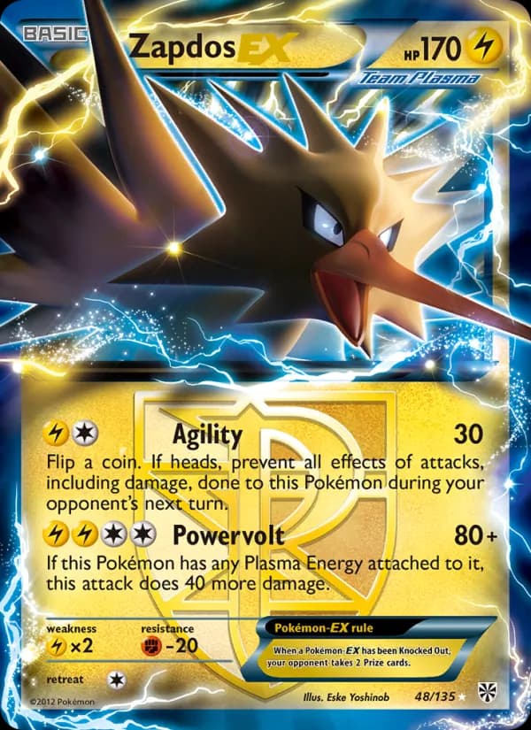Zapdos-EX 48/135, Plasma Storm