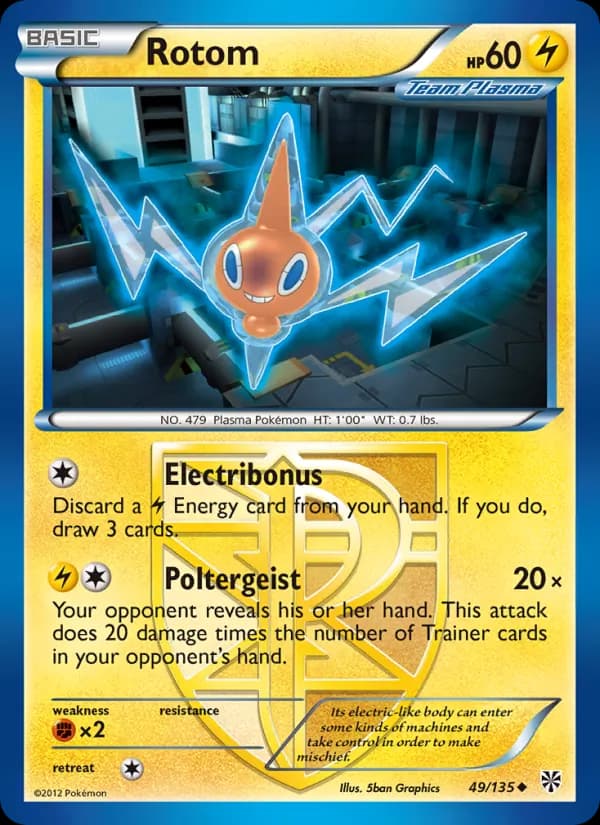 Rotom 49/135, Plasma Storm