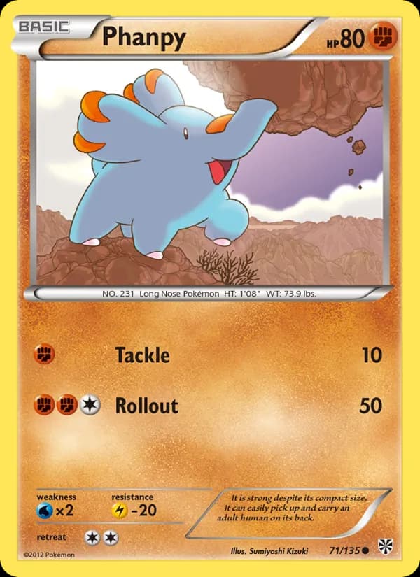 Phanpy 71/135, Plasma Storm