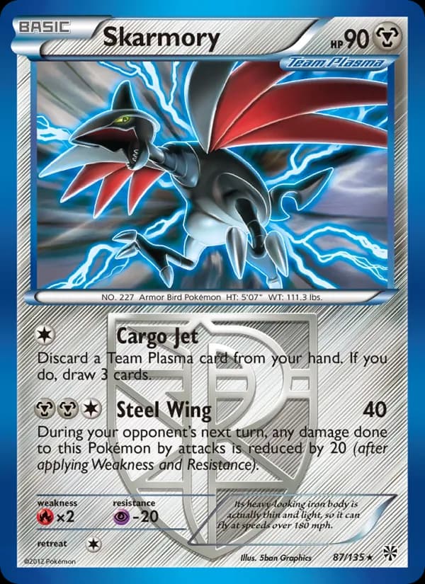 Skarmory 87/135, Plasma Storm
