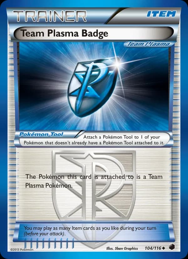 Team Plasma Badge 104/116, Plasma Freeze