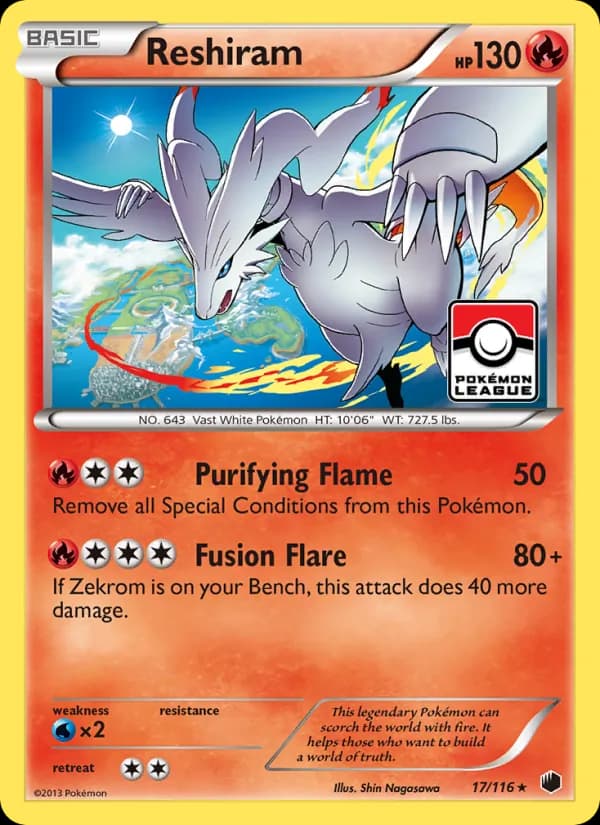Reshiram 17/116, Plasma Freeze