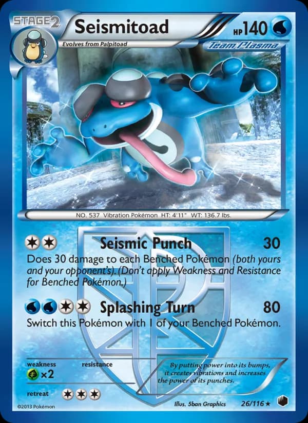 Seismitoad 26/116, Plasma Freeze