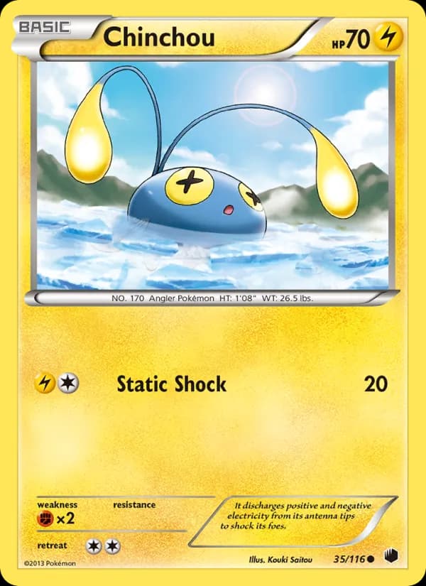 Chinchou 35/116, Plasma Freeze