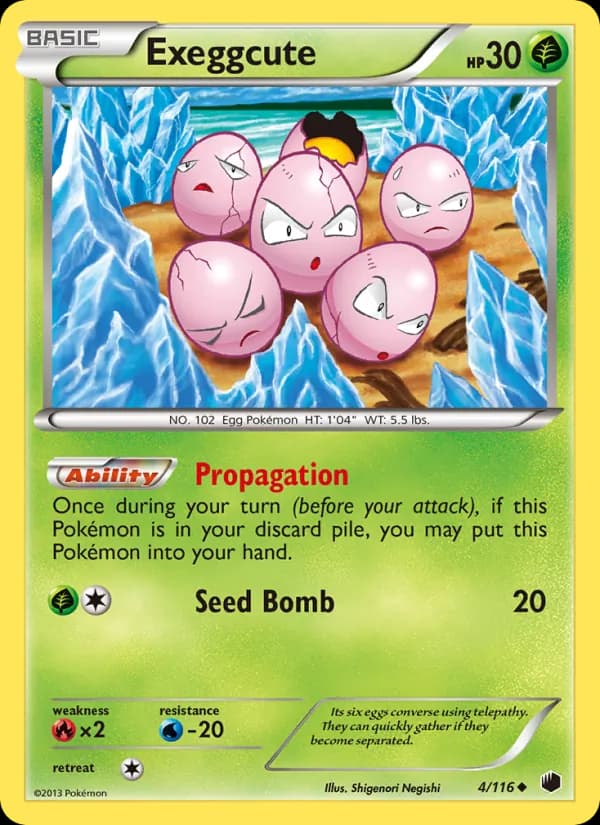 Exeggcute 4/116, Plasma Freeze