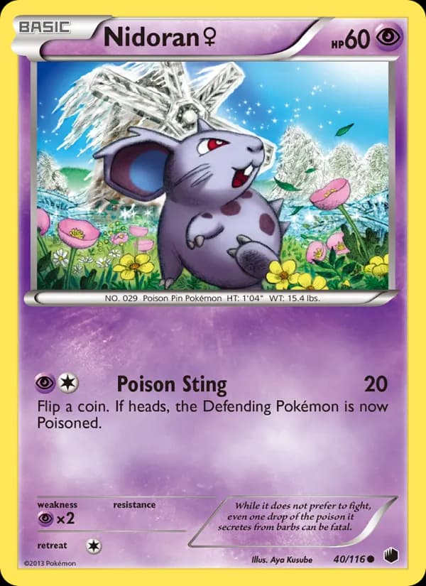Nidoran♀ 40/116, Plasma Freeze