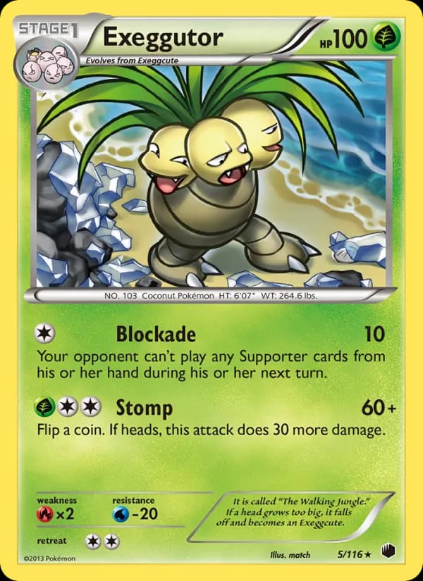 Exeggutor 5/116, Plasma Freeze
