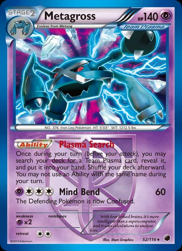 Metagross 52/116, Plasma Freeze
