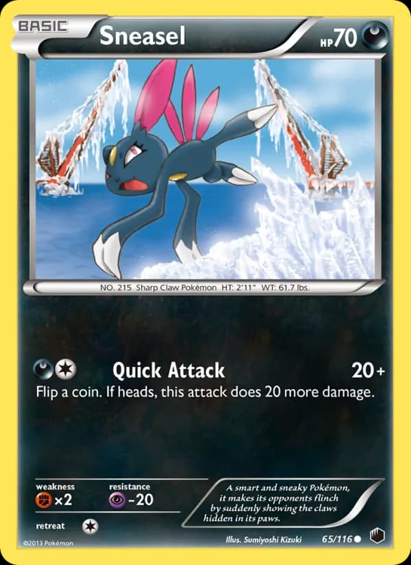 Sneasel 65/116, Plasma Freeze