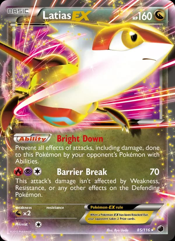 Latias-EX 85/116, Plasma Freeze