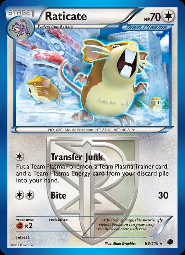 Raticate 88/116, Plasma Freeze