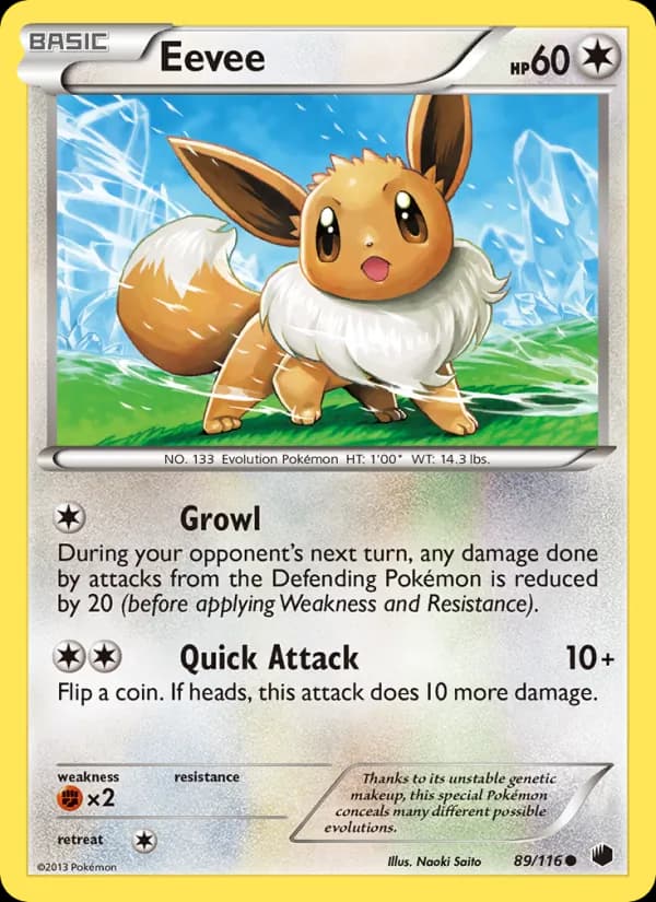 Eevee 89/116, Plasma Freeze