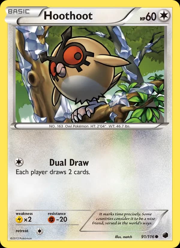 Hoothoot 91/116, Plasma Freeze