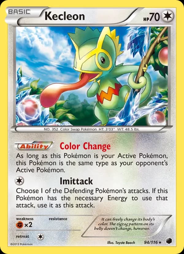 Kecleon 94/116, Plasma Freeze