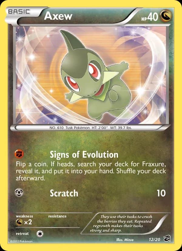 Axew 12/20, Dragon Vault