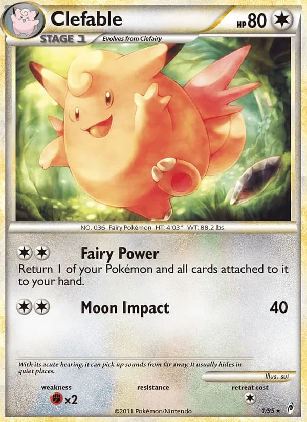 Clefable 1/95, Call of Legends