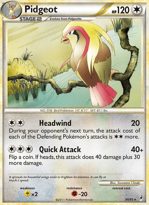 Pidgeot 30/95, Call of Legends