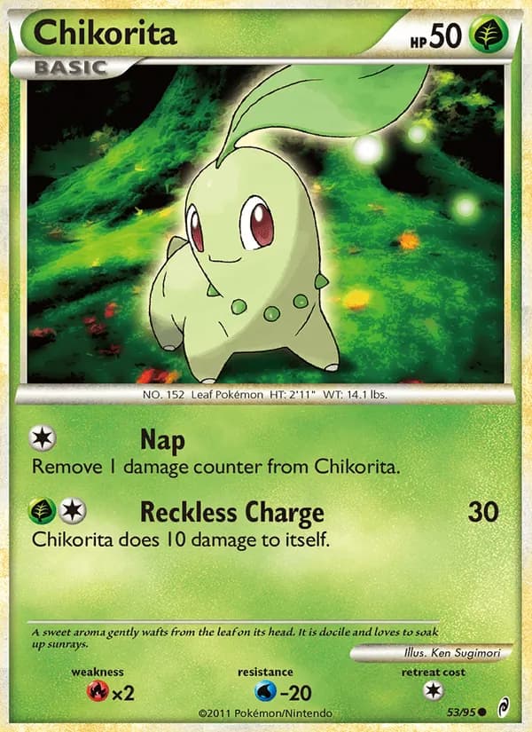 Chikorita 53/95, Call of Legends