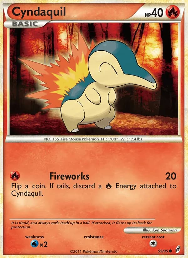 Cyndaquil 55/95, Call of Legends