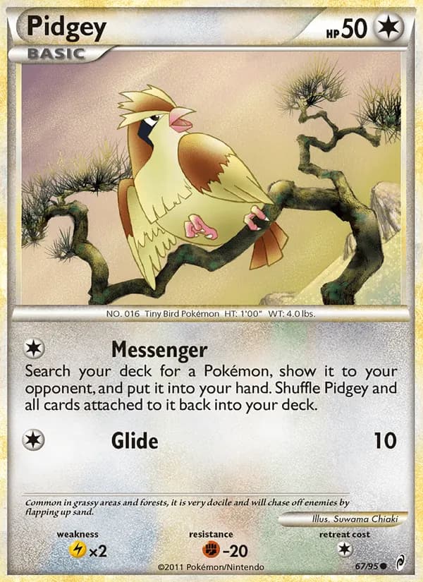 Pidgey 67/95, Call of Legends