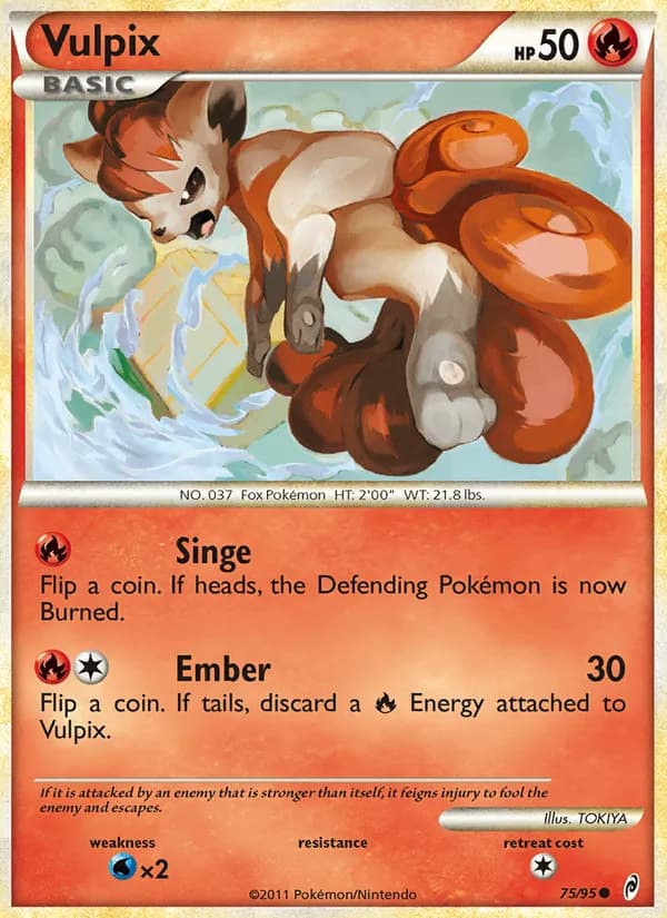 Vulpix 75/95, Call of Legends