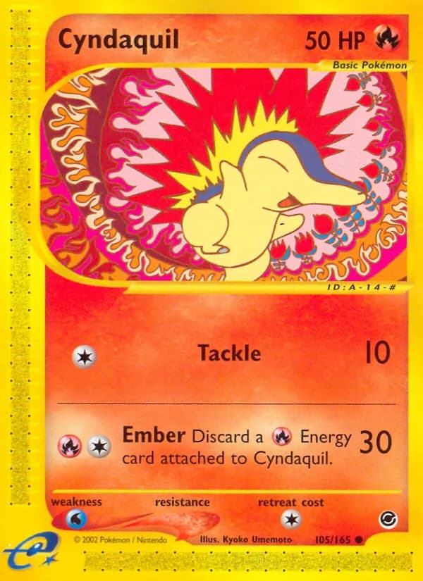 Cyndaquil 105/165, Expedition Base Set