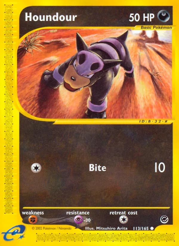 Houndour 113/165, Expedition Base Set