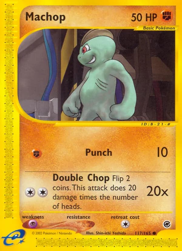Machop 117/165, Expedition Base Set