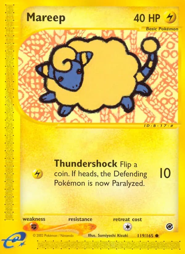 Mareep 119/165, Expedition Base Set