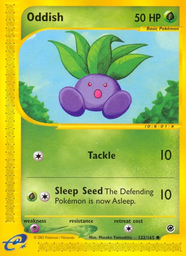 Oddish 122/165, Expedition Base Set