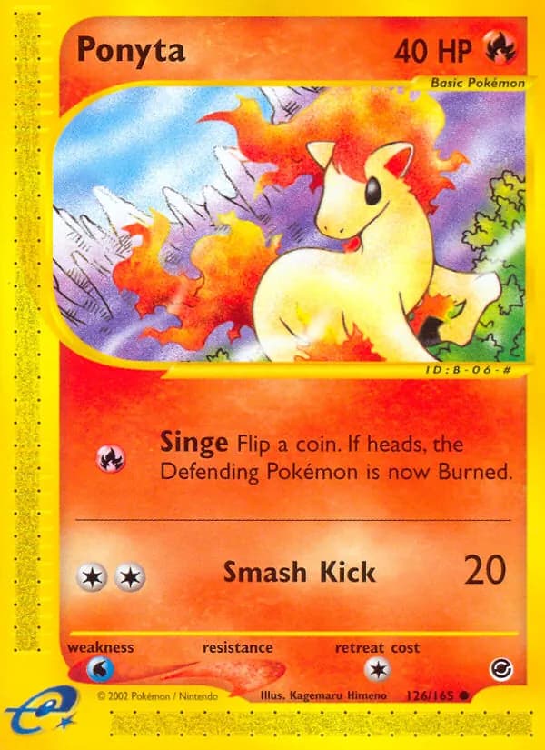 Ponyta 126/165, Expedition Base Set