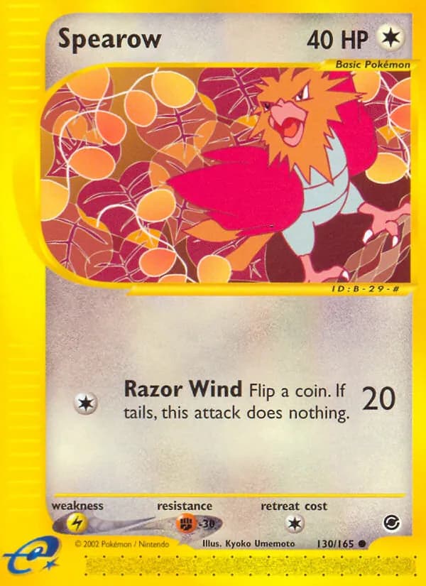 Spearow 130/165, Expedition Base Set