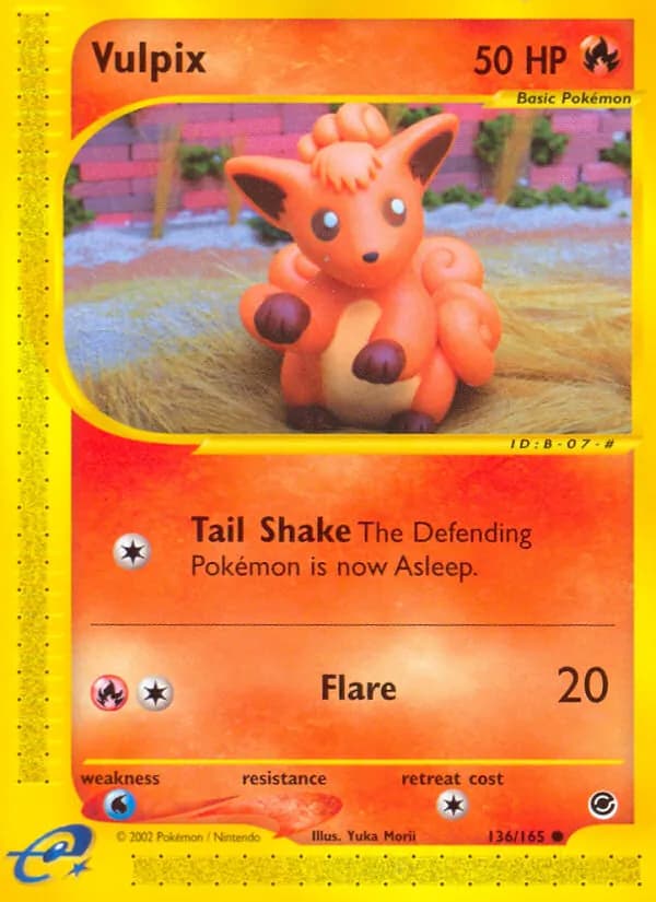 Vulpix 136/165, Expedition Base Set
