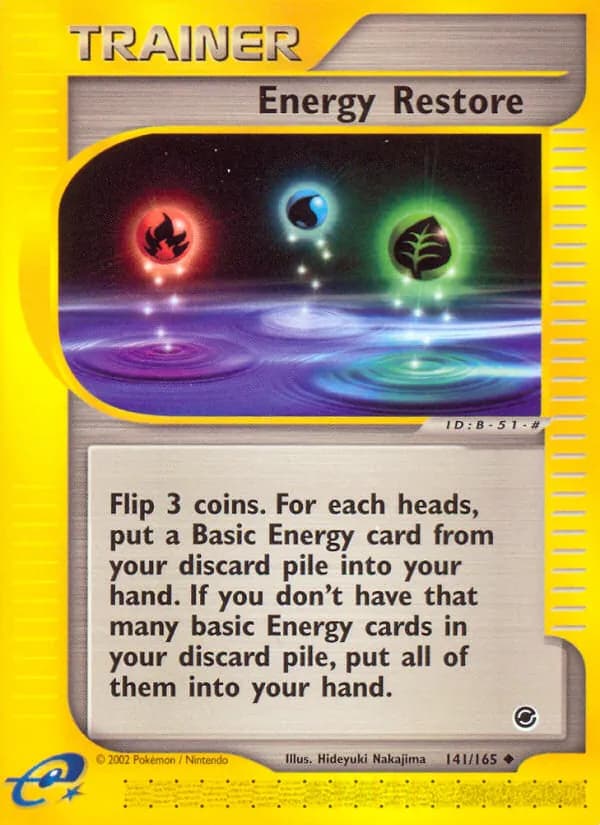 Energy Restore 141/165, Expedition Base Set