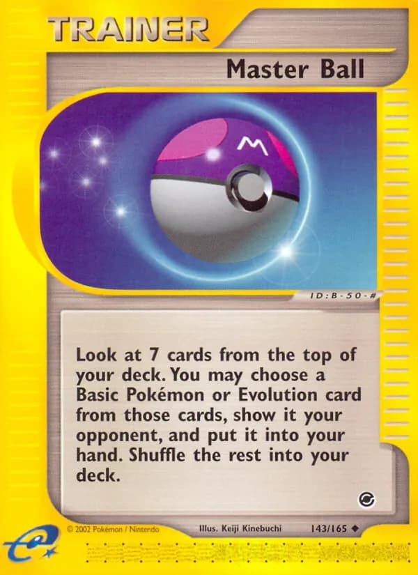 Master Ball 143/165, Expedition Base Set