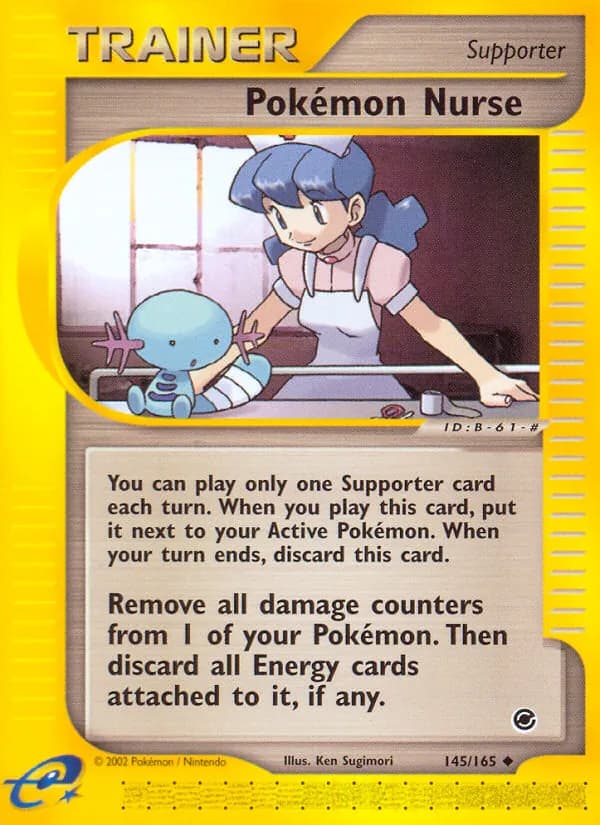 Pokémon Nurse 145/165, Expedition Base Set