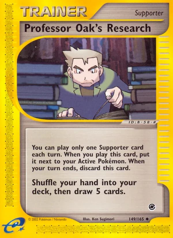 Professor Oak's Research 149/165, Expedition Base Set