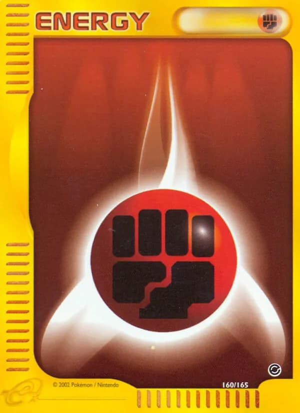 Fighting Energy 160/165, Expedition Base Set