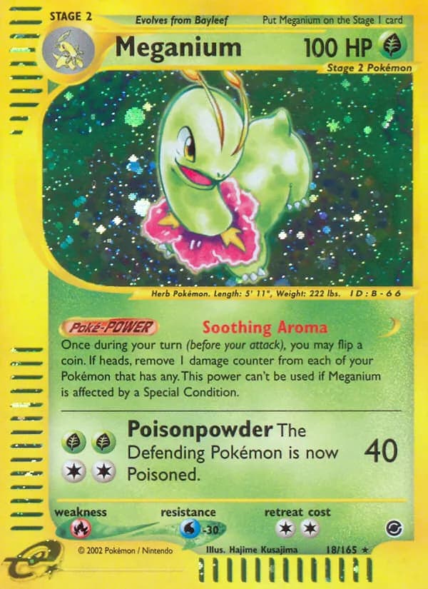 Meganium 18/165, Expedition Base Set