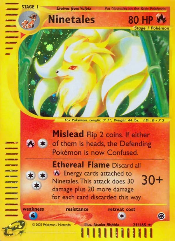 Ninetales 21/165, Expedition Base Set