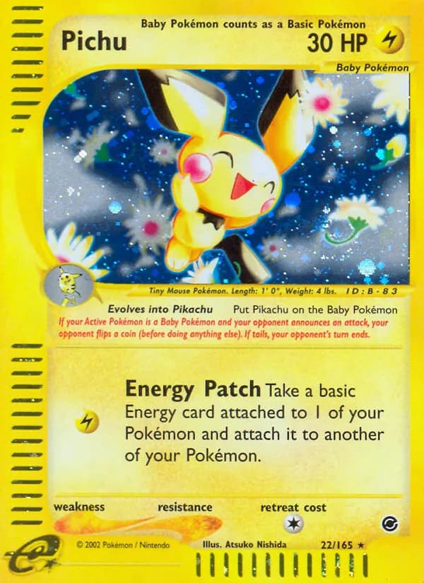 Pichu 22/165, Expedition Base Set