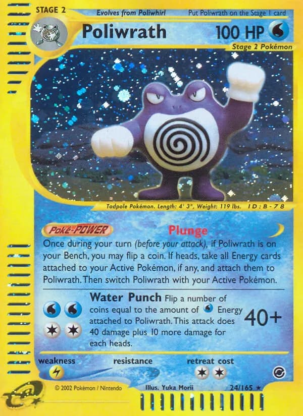 Poliwrath 24/165, Expedition Base Set