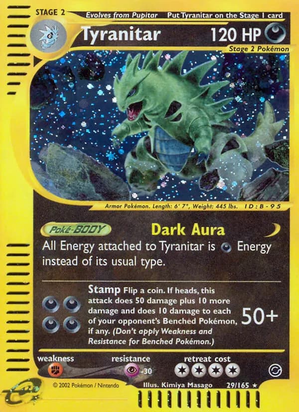 Tyranitar 29/165, Expedition Base Set
